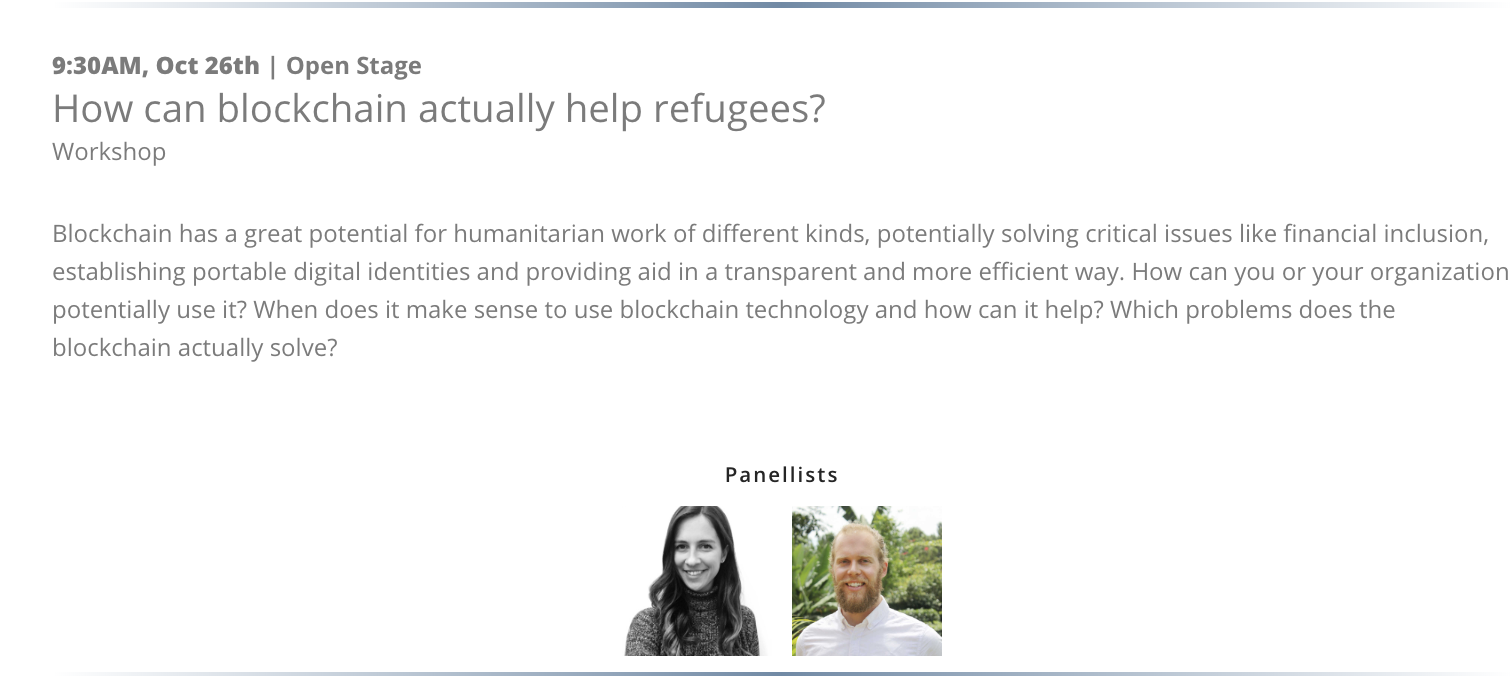 Techfugee workshop attendees